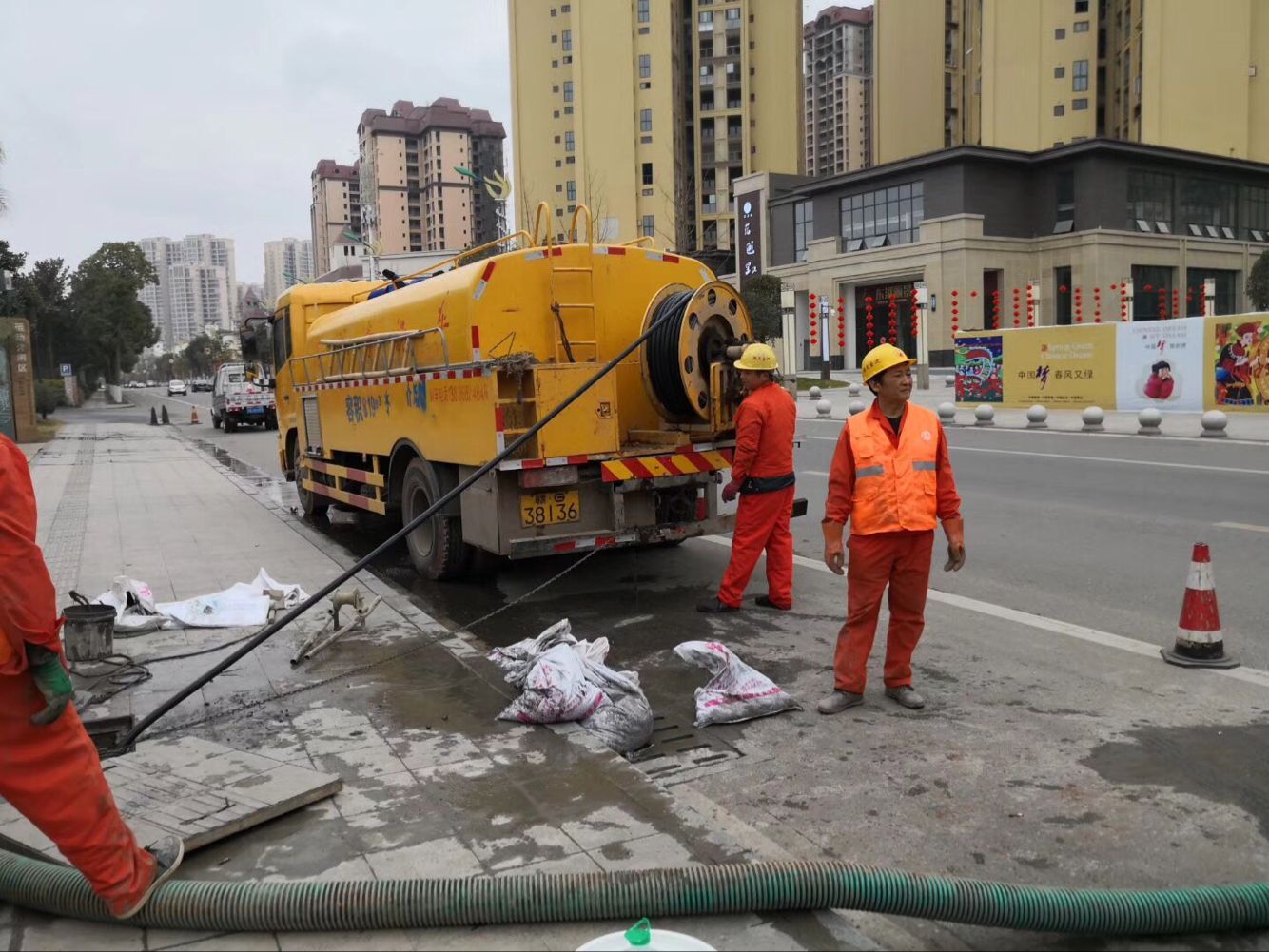 浙江排污管道清淤-管道清洗